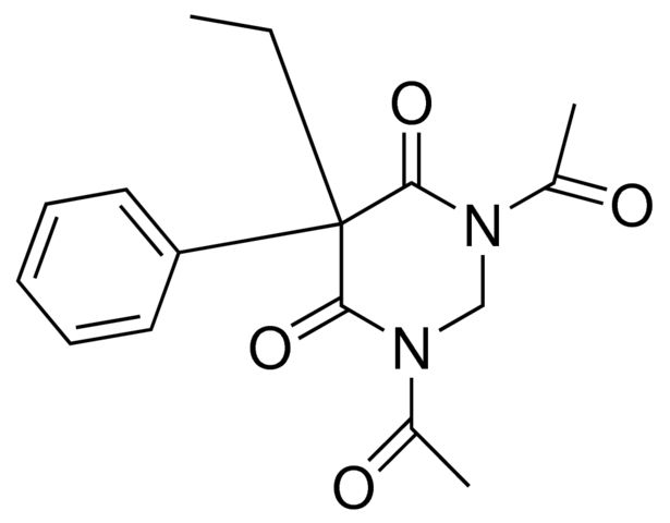 1,3-DIACETYL-5-ETHYL-5-PHENYLHEXAHYDROPYRIMIDINE-4,6-DIONE