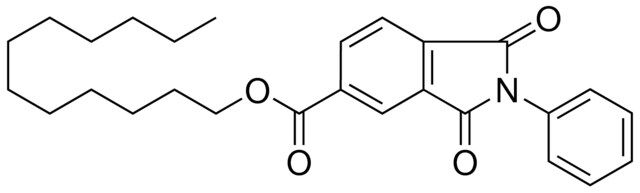 1,3-DIOXO-2-PHENYL-2,3-DIHYDRO-1H-ISOINDOLE-5-CARBOXYLIC ACID DODECYL ESTER