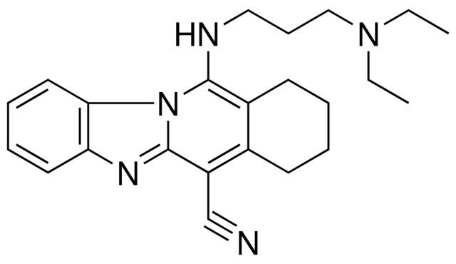 11-{[3-(DIETHYLAMINO)PROPYL]AMINO}-7,8,9,10-TETRAHYDROBENZIMIDAZO[1,2-B]ISOQUINOLINE-6-CARBONITRILE