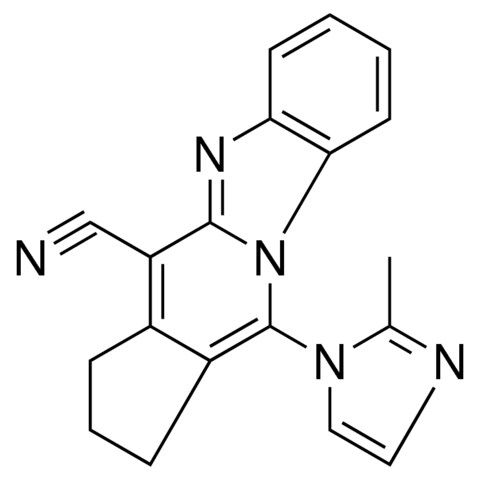 11-(2-METHYL-1H-IMIDAZOL-1-YL)-2,3-DIHYDRO-1H-CYCLOPENTA[4,5]PYRIDO[1,2-A]BENZIMIDAZOLE-4-CARBONITRILE