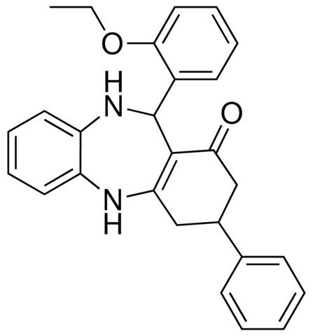 11-(2-ETHOXY-PH)-3-PH-2,3,4,5,10,11-HEXAHYDRO-DIBENZO(B,E)(1,4)DIAZEPIN-1-ONE