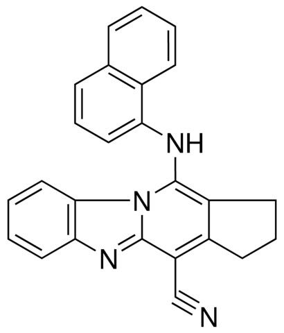 11-(1-NAPHTHYLAMINO)-2,3-DIHYDRO-1H-CYCLOPENTA[4,5]PYRIDO[1,2-A]BENZIMIDAZOLE-4-CARBONITRILE