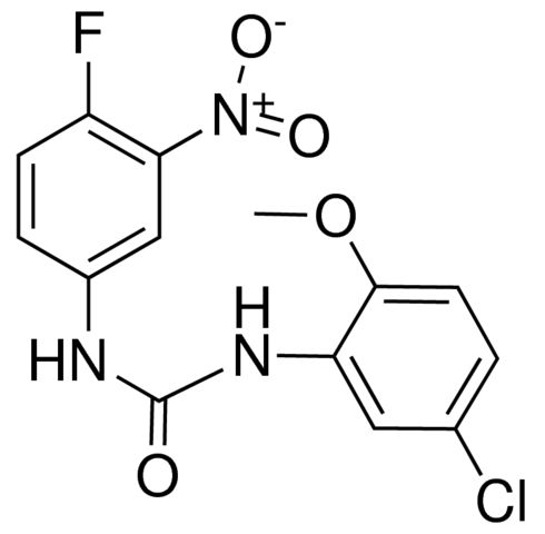 1-(5-CHLORO-2-METHOXYPHENYL)-3-(4-FLUORO-3-NITROPHENYL)UREA