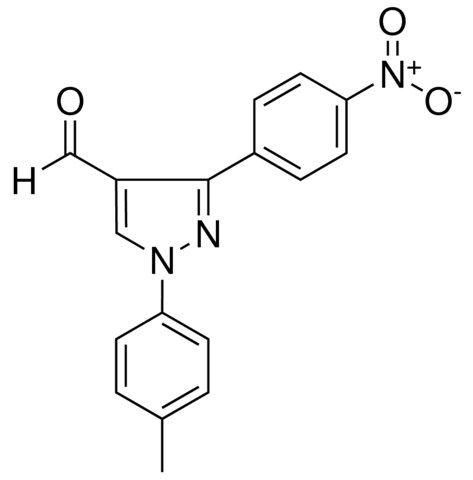 1-(4-METHYLPHENYL)-3-(4-NITROPHENYL)-1H-PYRAZOLE-4-CARBALDEHYDE