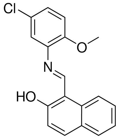 1-(5-CHLORO-2-METHOXYPHENYLIMINOMETHYL)-2-NAPHTHOL