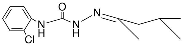 1-(4-METHYL-2-PENTYLIDENE)-4-(2-CHLOROPHENYL)SEMICARBAZIDE