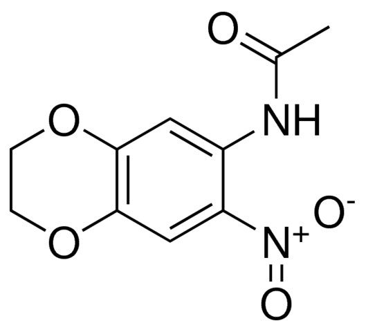 N-(7-NITRO-2,3-DIHYDRO-BENZO(1,4)DIOXIN-6-YL)-ACETAMIDE