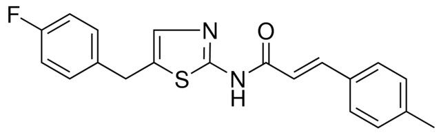 N-(5-(4-FLUOROBENZYL)-1,3-THIAZOL-2-YL)-3-(4-METHYLPHENYL)ACRYLAMIDE