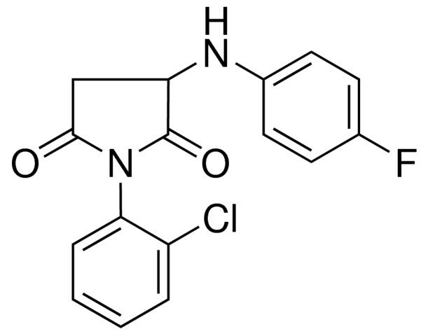 1-(2-CHLORO-PHENYL)-3-(4-FLUORO-PHENYLAMINO)-PYRROLIDINE-2,5-DIONE