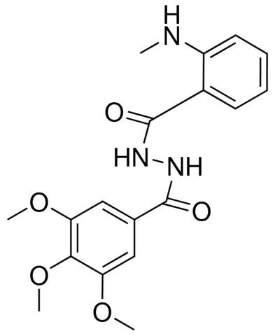 1-(2-(METHYLAMINO)BENZOYL)-2-(3,4,5-TRIMETHOXYBENZOYL)HYDRAZINE