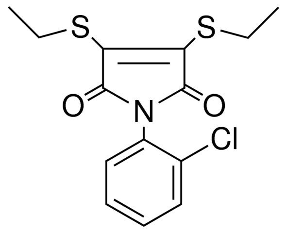 1-(2-CHLORO-PHENYL)-3,4-BIS-ETHYLSULFANYL-PYRROLE-2,5-DIONE