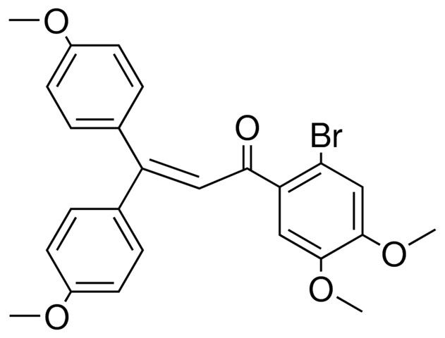 1-(2-BROMO-4,5-DIMETHOXY-PHENYL)-3,3-BIS-(4-METHOXY-PHENYL)-PROPENONE