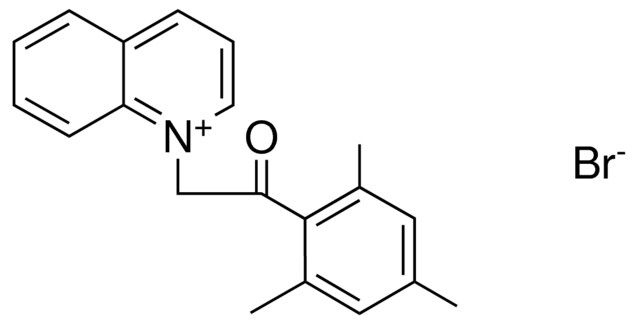 1-(2-OXO-2-(2,4,6-TRIMETHYL-PHENYL)-ETHYL)-QUINOLINIUM, BROMIDE