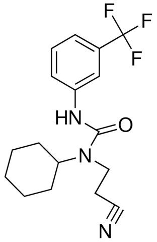 1-(2-CYANOETHYL)-1-CYCLOHEXYL-3-(3-(TRIFLUOROMETHYL)PHENYL)UREA