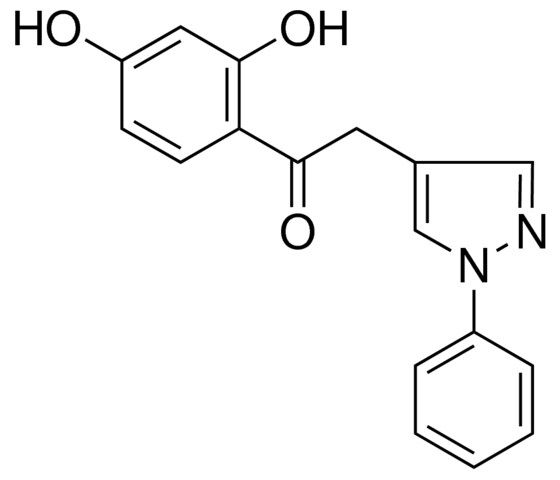 1-(2,4-DIHYDROXYPHENYL)-2-(1-PHENYL-1H-PYRAZOL-4-YL)ETHANONE