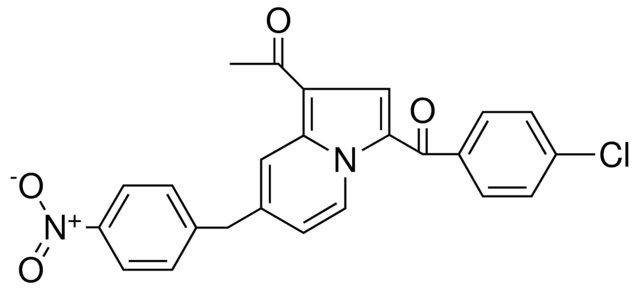 1-(3-(4-CHLORO-BENZOYL)-7-(4-NITRO-BENZYL)-INDOLIZIN-1-YL)-ETHANONE