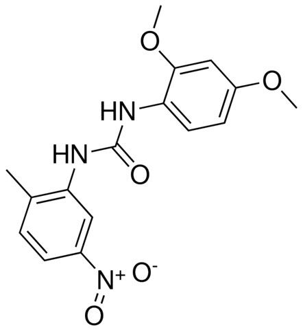 1-(2,4-DIMETHOXYPHENYL)-3-(2-METHYL-5-NITROPHENYL)UREA