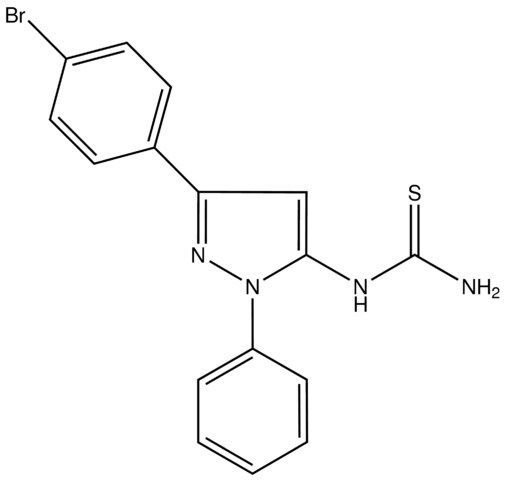 1-(3-(4-Bromophenyl)-1-phenyl-1<i>H</i>-pyrazol-5-yl)thiourea