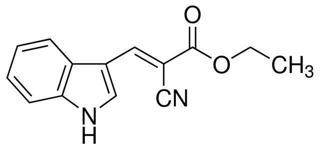 Ethyl(2<i>E</i>)-2-cyano-3-(1<i>H</i>-indolyl-3-yl)acrylate