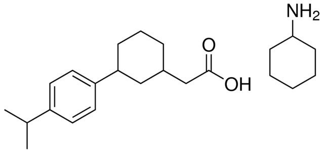 (3-(4-ISOPROPYLPHENYL)CYCLOHEXYL)ACETIC ACID, CYCLOHEXYLAMINE SALT