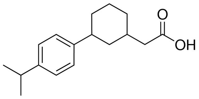 (3-(4-ISOPROPYLPHENYL)CYCLOHEXYL)ACETIC ACID