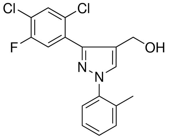 (3-(2,4-DICHLORO-5-FLUOROPHENYL)-1-(2-METHYLPHENYL)-1H-PYRAZOL-4-YL)METHANOL