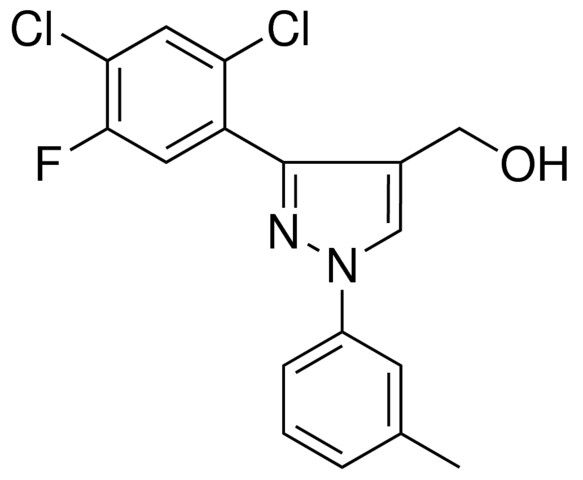 (3-(2,4-DICHLORO-5-FLUOROPHENYL)-1-(3-METHYLPHENYL)-1H-PYRAZOL-4-YL)METHANOL