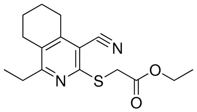 (4-CYANO-1-ETHYL-5,6,7,8-4H-ISOQUINOLIN-3-YLSULFANYL)-ACETIC ACID ETHYL ESTER