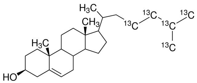 Cholesterol-23,24,25,26,27-<sup>13</sup>C<sub>5</sub>