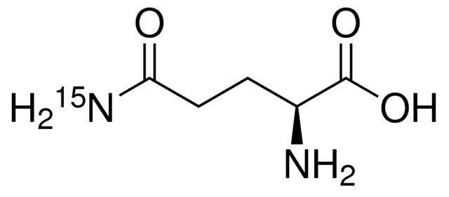 <sc>L</sc>-Glutamine-(<i>amide</i>-<sup>15</sup>N)