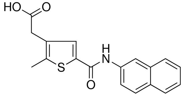 (2-METHYL-5-((2-NAPHTHYLAMINO)CARBONYL)-3-THIENYL)ACETIC ACID