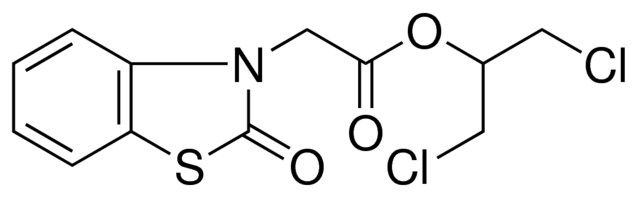 (2-OXO-BENZOTHIAZOL-3-YL)-ACETIC ACID 2-CHLORO-1-CHLOROMETHYL-ETHYL ESTER