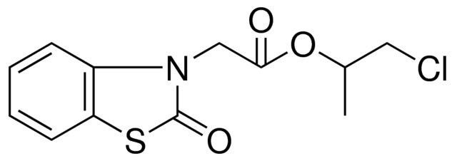 (2-OXO-BENZOTHIAZOL-3-YL)-ACETIC ACID 2-CHLORO-1-METHYL-ETHYL ESTER