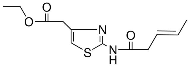 (2-PENT-3-ENOYLAMINO-THIAZOL-4-YL)-ACETIC ACID ETHYL ESTER