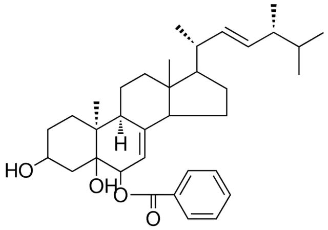 (22E)-3-BETA,5-DIHYDROXY-5-BETA,10-ALPHA-ERGOSTA-7,22-DIEN-6-BETA-YL BENZOATE