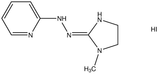 (2E)-1-methyl-2-imidazolidinone 2-pyridinylhydrazone hydroiodide