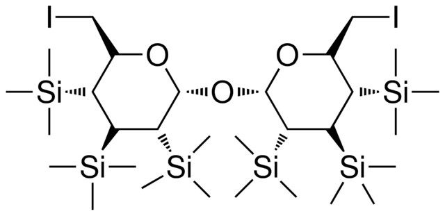 [(2R,3S,4R,5R,6S)-2-(IODOMETHYL)-6-{[(2R,3S,4S,5R,6S)-6-(IODOMETHYL)-3,4,5-TRIS(TRIMETHYLSILYL)TETRAHYDRO-2H-PYRAN-2-YL]OXY}-4,5-BIS(TRIMETHYLSILYL)TETRAHYDRO-2H-PYRAN-3-YL](TRIMETHYL)SILANE