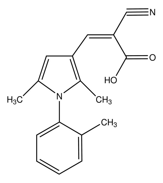 (2<i>Z</i>)-2-Cyano-3-[2,5-dimethyl-1-(2-methylphenyl)-1<i>H</i>-pyrrol-3-yl]acrylic acid