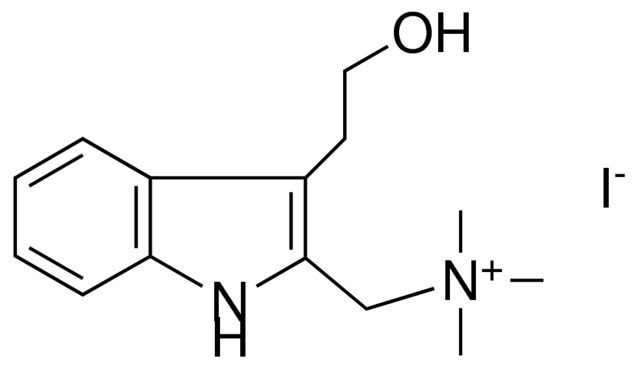 (3-(2-HYDROXY-ETHYL)-1H-INDOL-2-YLMETHYL)-TRIMETHYL-AMMONIUM, IODIDE