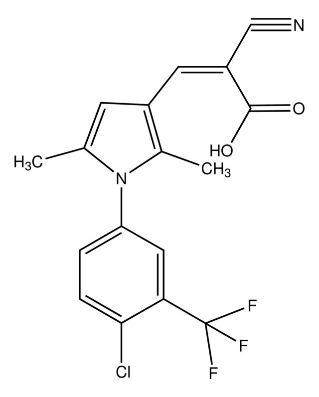 (2<i>Z</i>)-3-{1-[4-Cl-3-(TFM)Ph]-2,5-dimethyl-1<i>H</i>-pyrrol-3-yl}-2-cyanoacrylic acid