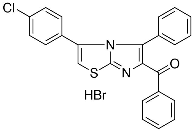 (3-(4-CL-PH)-5-PHENYL-IMIDAZO(2,1-B)THIAZOL-6-YL)-PHENYL-METHANONE, HYDROBROMIDE