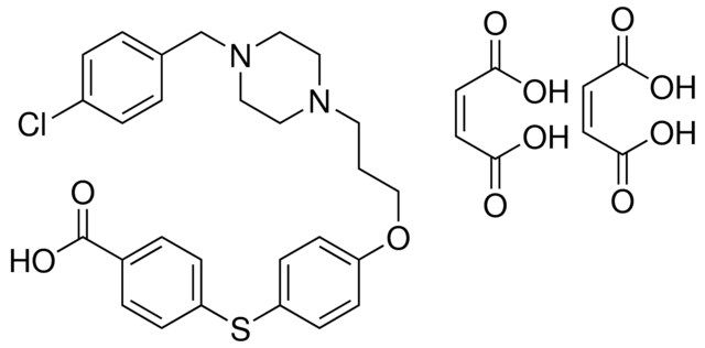 (2Z)-2-BUTENEDIOIC ACID COMPOUND WITH 4-[(4-{3-[4-(4-CHLOROBENZYL)-1-PIPERAZINYL]PROPOXY}PHENYL)SULFANYL]BENZOIC ACID