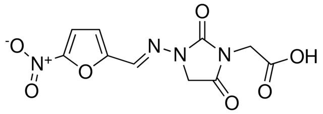 (3-{[(E)-(5-nitro-2-furyl)methylidene]amino}-2,5-dioxo-1-imidazolidinyl)acetic acid