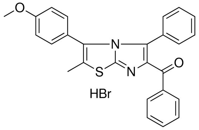 (3-(4-MEO-PH)-2-ME-5-PH-IMIDAZO(2,1-B)THIAZOL-6-YL)-PH-METHANONE, HYDROBROMIDE