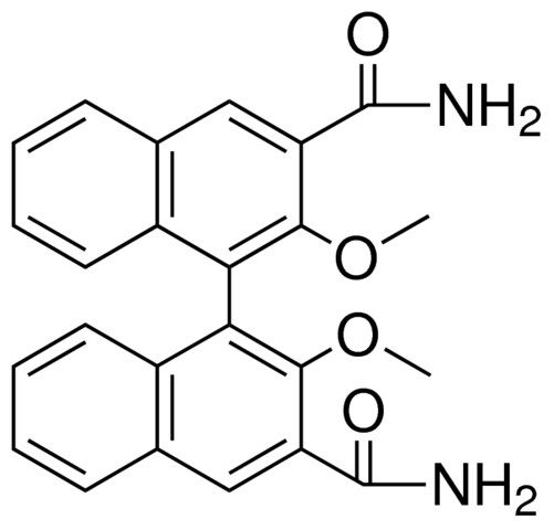 (+/-)-2,2'-DIMETHOXY-1,1'-BINAPHTHYL-3,3'-DICARBOXAMIDE