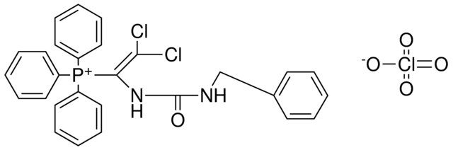 (1-(3-BENZYL-UREIDO)-2,2-DICHLORO-VINYL)-TRIPHENYL-PHOSPHONIUM, PERCHLORATE