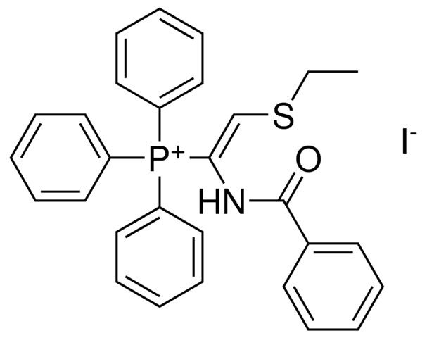 (1-BENZOYLAMINO-2-ETHYLSULFANYL-VINYL)-TRIPHENYL-PHOSPHONIUM, IODIDE