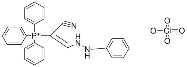 (1-CYANO-2-(N'-PHENYL-HYDRAZINO)-VINYL)-TRIPHENYL-PHOSPHONIUM, PERCHLORATE