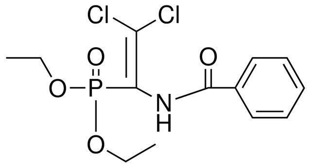 (1-BENZOYLAMINO-2,2-DICHLORO-VINYL)-PHOSPHONIC ACID DIETHYL ESTER