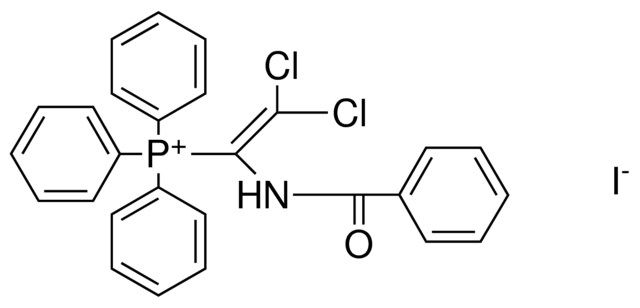 (1-BENZOYLAMINO-2,2-DICHLORO-VINYL)-TRIPHENYL-PHOSPHONIUM, IODIDE